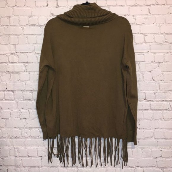 Michael Kors Fringed Cowl Neck Sweater - Picture 2 of 8